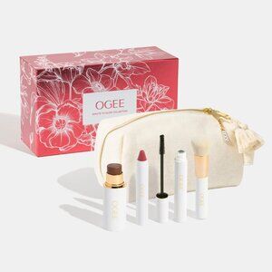 NEW OGEE Minute to Glow 3 step skincare bundle $220 msrp face stick lip oil